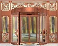 銅包飾兩翼豪華型自動(dòng)旋轉(zhuǎn)門(mén)_兩翼自動(dòng)旋轉(zhuǎn)門(mén)_相關(guān)信息_北京金諾雄門(mén)業(yè)